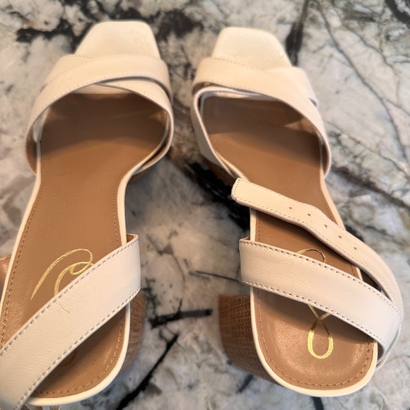 Sam Edleman Item Nolita Platform Sandal Color: Modern Ivory Leather - Picture 5 of 5